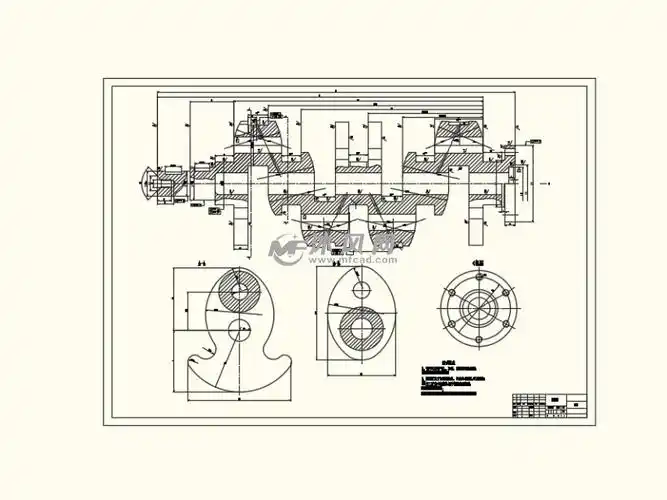 某型乘用车发动机曲轴设计