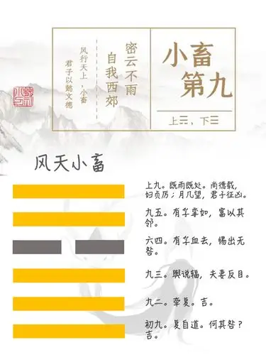 「小畜卦」小小年纪所向无敌神奇超能力 | 醉读周易