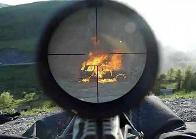 真实的狙击枪瞄准镜里的镜头是什么样的为何狙击手很容易爆头