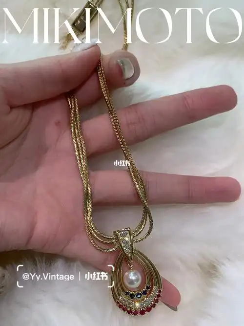 御木本mikimoto项链稀有款难得一遇