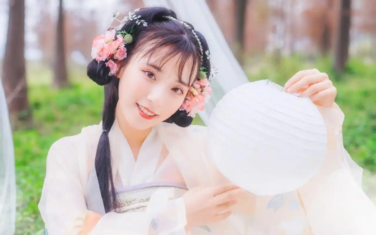 古风汉服美女仙气写真图片桌面壁纸