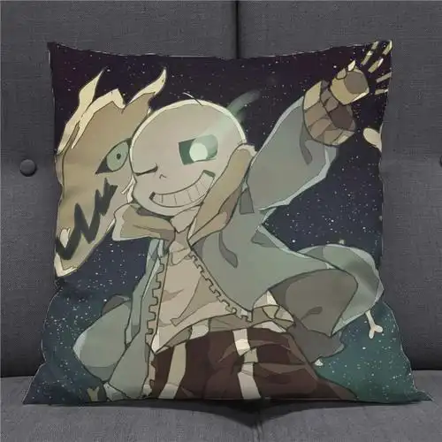 传说之下sans抱枕游戏骷髅兄弟午休决心心花动漫毛绒