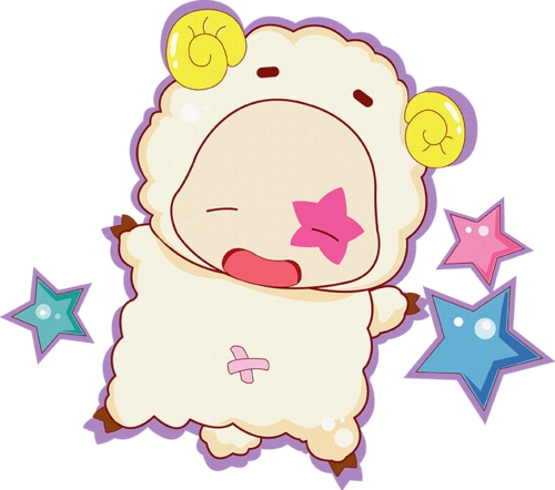 白羊座卡通小葩简笔画