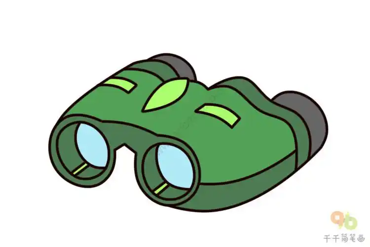 望远镜简笔画图片大全简单好画