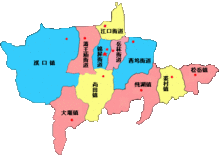 奉化市行政区划图