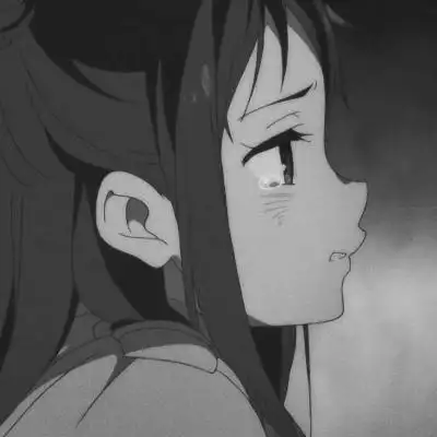 高清丧系女生头像动漫温柔孤独图片