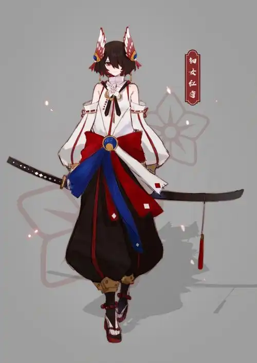 花满开鬼灭之刃oc炎柱钿女红守介绍