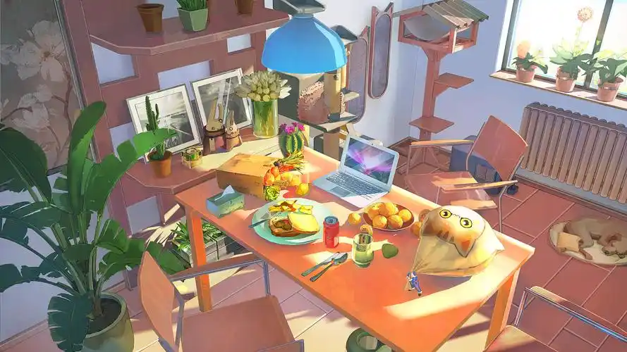 二次元-客厅|插画|游戏原画|弓长又又ovo - 原创作品 - 站酷 (zcool)