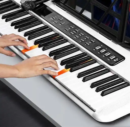 八度宝贝智能电子琴61标准键便携式多功能电子琴成人儿童初学考级乐器