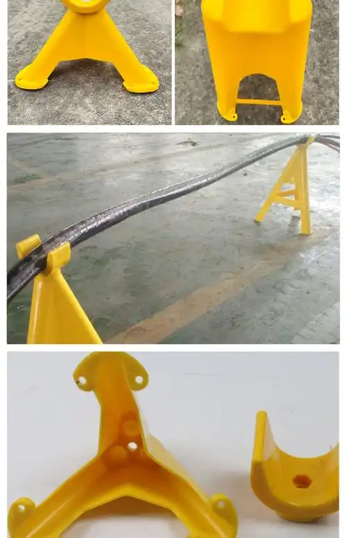 电缆支架托架绝缘塑料pvc电缆工地支架电线托架三角支撑架放线架 20