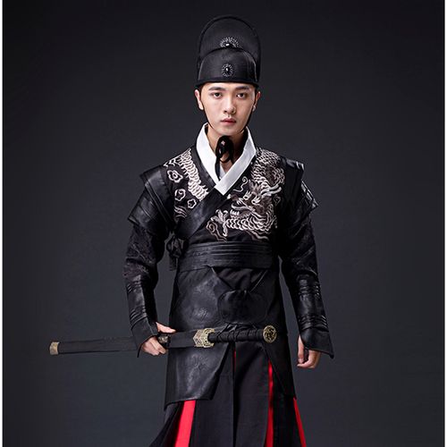 影视古装明朝男款锦衣卫飞鱼服武侠侠客刺绣侍卫东厂西厂演出服装
