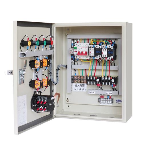 控制水泵4kw一用一备配电箱浮球自动污水泵排污强电布线箱