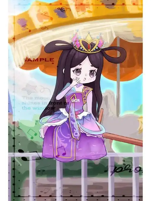 第九次画罗丽啦q版金罗局部展示