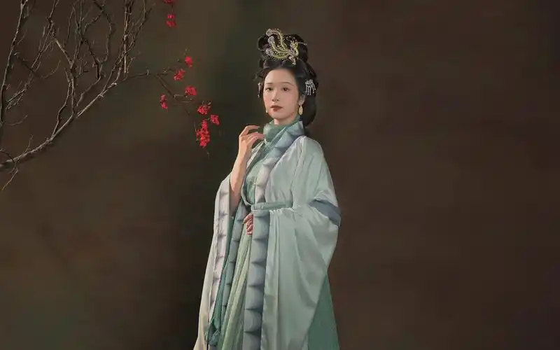 九洲小筑原创魏晋南北朝时期仕女图复原