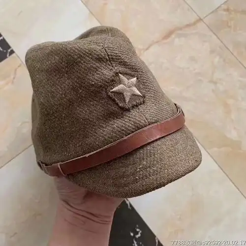 二战原品收藏日军军官略帽全品无瑕疵稀少