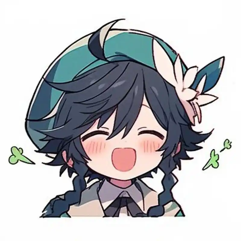 92原神q版头像|温迪 "风带来故事的种子,时间使其发芽." 0202