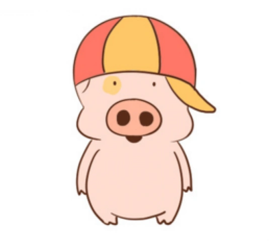 可爱的麦兜卡通画画法手绘教程 麦兜简笔画