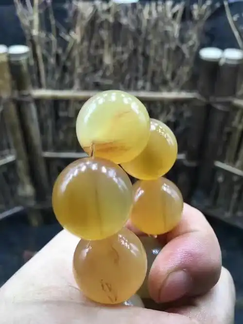 暗香香阁原生蜜色老羚羊角藏式手串男女女款手串