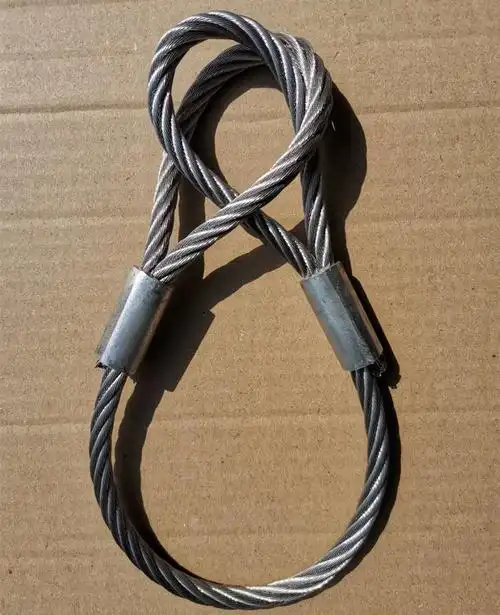 304不锈钢钢丝绳起重牵引拉吊装定制索具压制绳套1234567890mm粗304