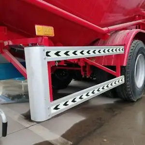 半挂车侧防护栏铝合金防护网货车后保险杠油罐车可调节吊架可定做