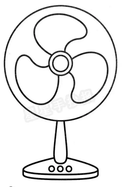 电风扇简笔画
