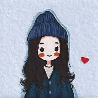 卡通情头一人一半带爱心头像