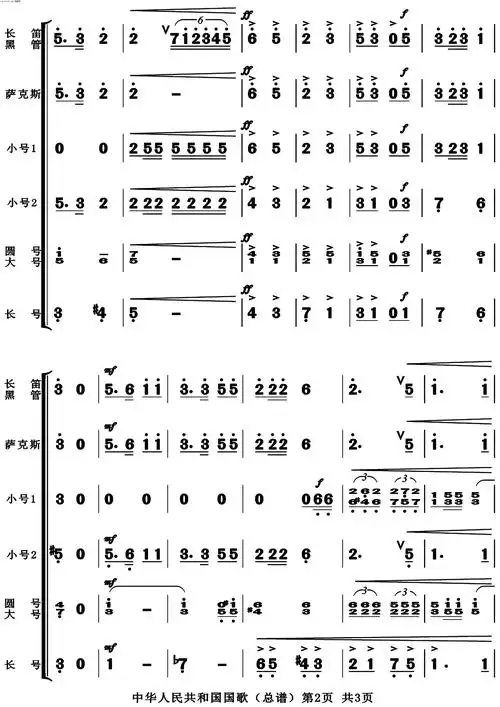 中华人民共和国国歌