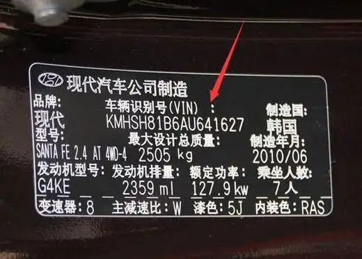 车架号表示什么车架号含义图解