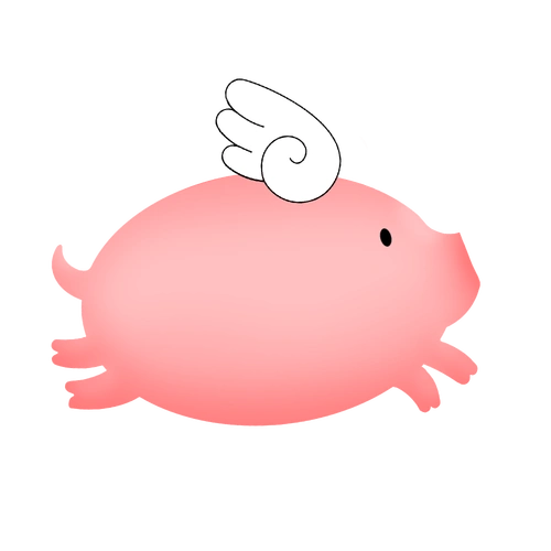 纸盒纸盒纸纸箱纸皮小飞猪折纸幼儿园儿童手工作业白模填色