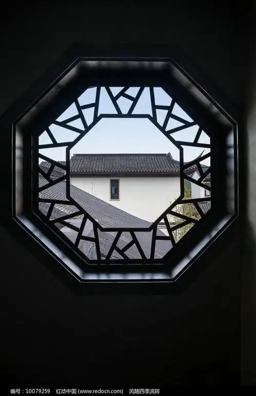 中式风格的漏窗