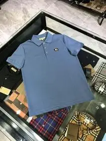 burberry/博柏利经典男士商务休闲短袖t恤巴宝莉战马标三扣polo衫