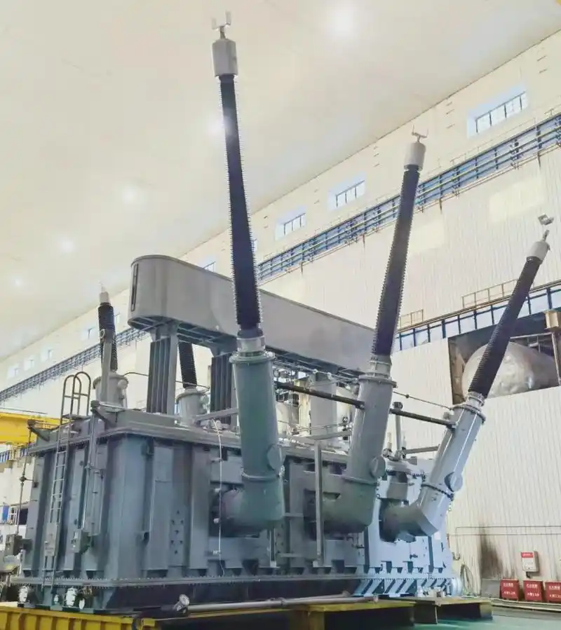 西电西变研制的500kv三相一体现场组装式自耦变压器通过厂内试验