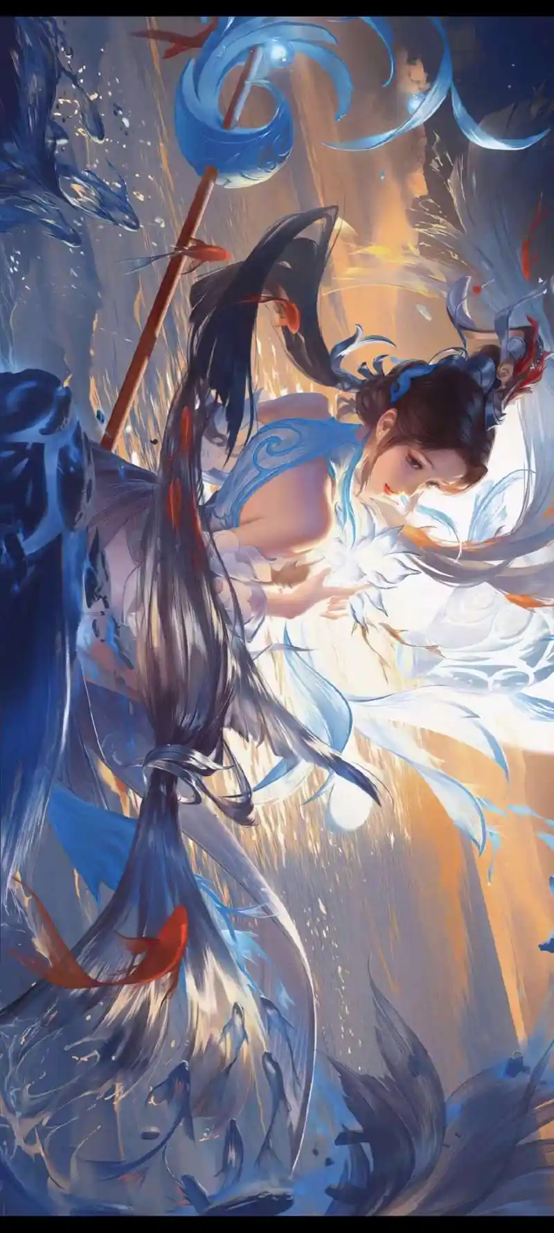 大乔·白鹤梁神女_手机壁纸_动漫卡通手机壁纸_我要个性网