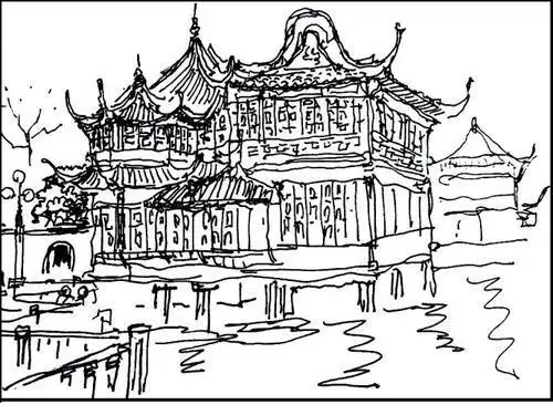 豫园简笔画