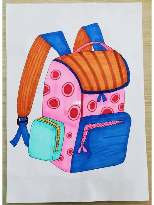 创意美术  #创意手工  #少儿创意美术  #简笔画我的新书包备注:圈处