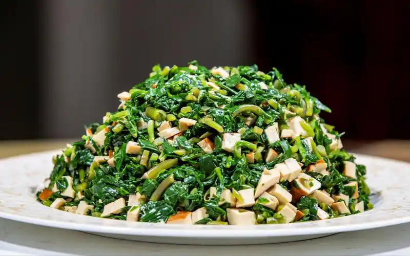 家常做法香干凉拌马兰头,野菜独特风味清淡爽口,在家做出大厨味_哔哩