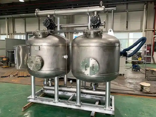 海特电厂钢厂浊环水浅层沙过滤器