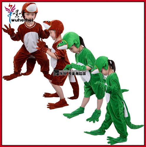 儿童演出服小壁虎借尾巴话剧演出服装小燕子蚊子蛇黄牛舞蹈表演服