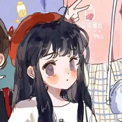 五人闺蜜一系列头像高清好看的动漫五人团体头像闺蜜可爱图片