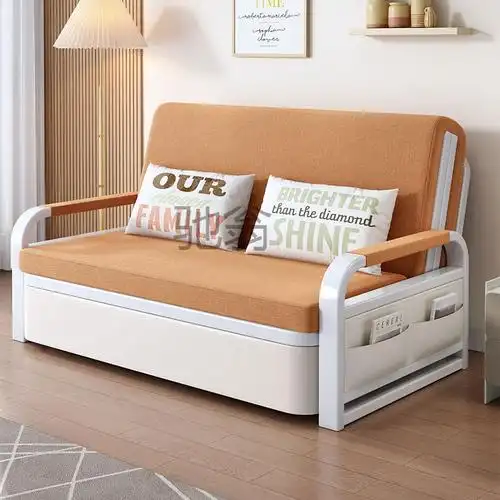 re沙发床卧室书房小户型午睡单人双人网红款阳台午休躺椅家用折叠