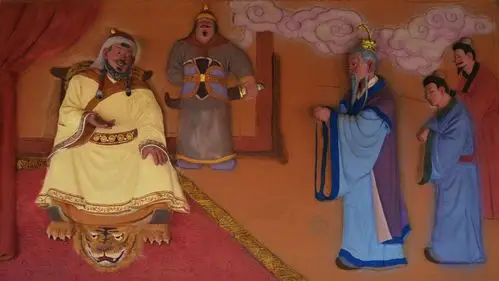 晋见大汗:丘处机历经了千辛万苦终于见到了成吉思汗,刚要准备论道