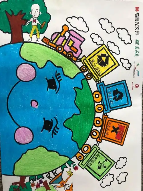 首届恩格贝生态环保少儿公益绘画大赛暨2018年度晨光文具杯全国少儿