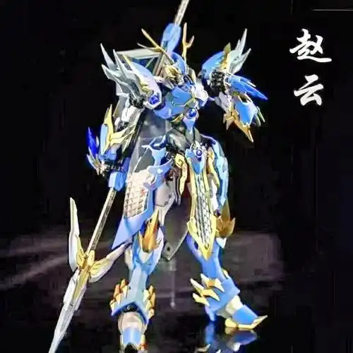 摩动核机甲盲盒全新三国摩动核mg高达吕布赵云敖丙白起曹仁干将机甲