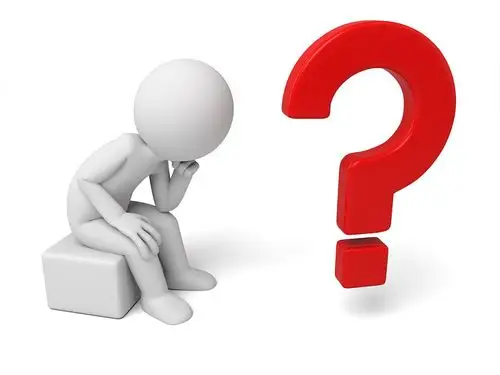 疑问_小_人_思考_大_隔绝_白色背景_高清图片_全景视觉