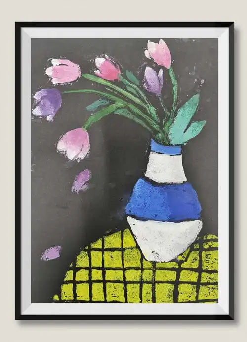 (12月作品精选)吹塑纸版画 - 美篇