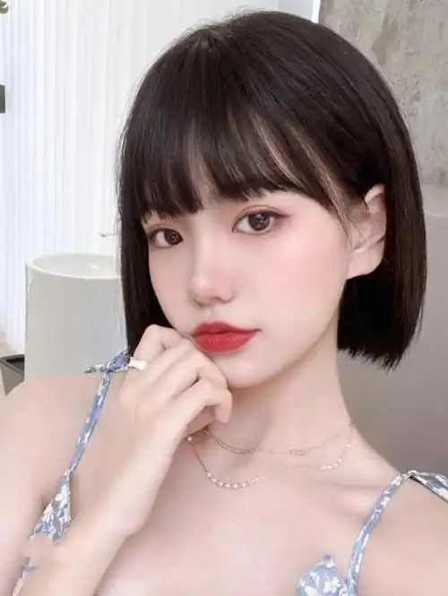 又又又尝试新发型啦短发一刀切绝不翻车78