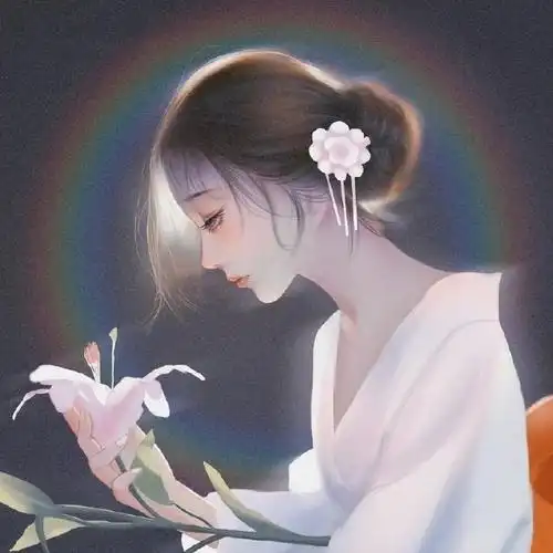 唯美风手绘女生头像画师:left.