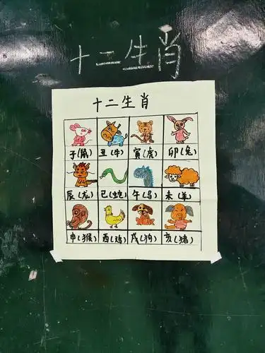 《十二生肖》目标:引导幼儿了解十二生肖与人的年龄之间的关系,理解