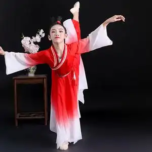 大鱼海棠舞蹈服演出服儿童表演服六一儿童节古装古典扇子舞超仙款