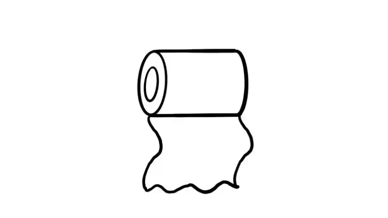 卷纸简笔画 卷纸简笔画怎么画